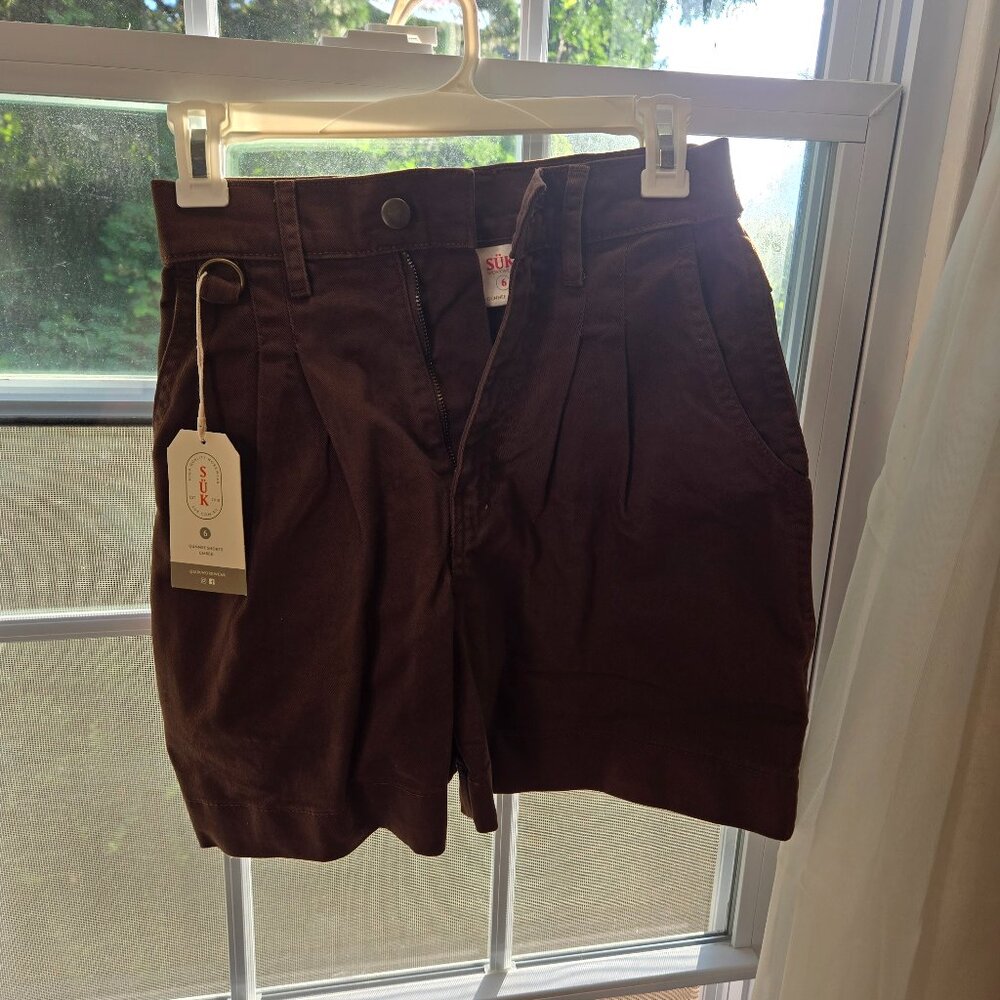 Suk Workwear - Gunnee Shorts, Umber, 6 aus/2 US
